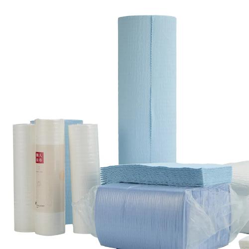China High Strength Oil Absorption Scrim Reinforced Industrial Paper Wipes Roll for Industrial Cleaning Hersteller