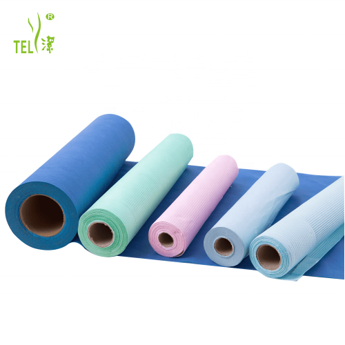 China Telijie Disposable Bed Sheet Roll, Paper + PE Film Composite, Class I Medical Device, Non-Sterile CE/ISO13485 Certified, 30*30/30*40/40*40cm Hersteller