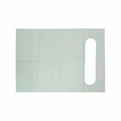 China Disposable Baby Bib, Class I Medical Device CE/ISO13485 Certified, Paper + PE Film 24.5*34.5cm with 5.5cm Pocket for Children Hersteller