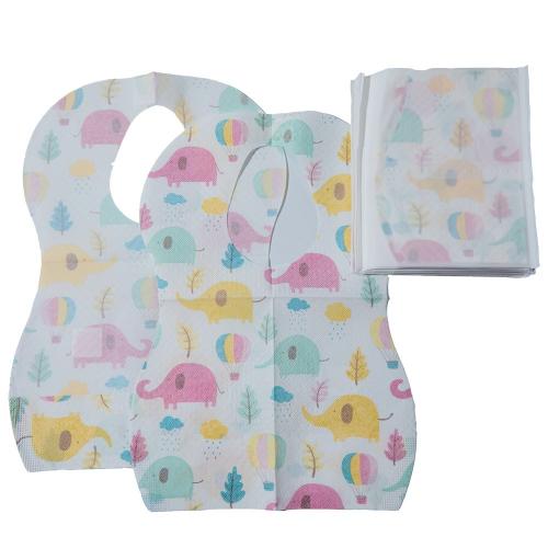 Disposable Baby Feeding Bibs;Waterproof Baby Bibs;Baby Bibs with Pocket;Paper PE Baby Bibs;Infant Feeding Bib Supplier;OEM Disposable Baby Bibs