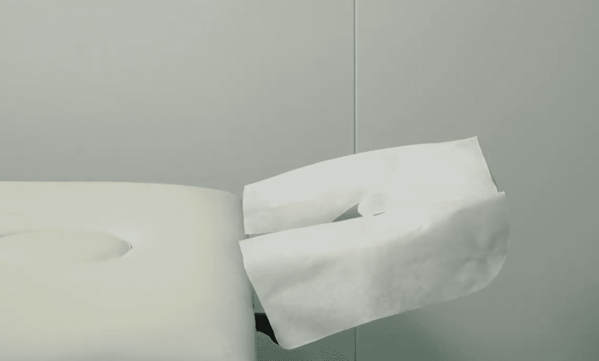 Einweg-Gesichtsauflage aus Vliesstoff, hergestellt in China nach ISO-Normen, für Massagezwecke