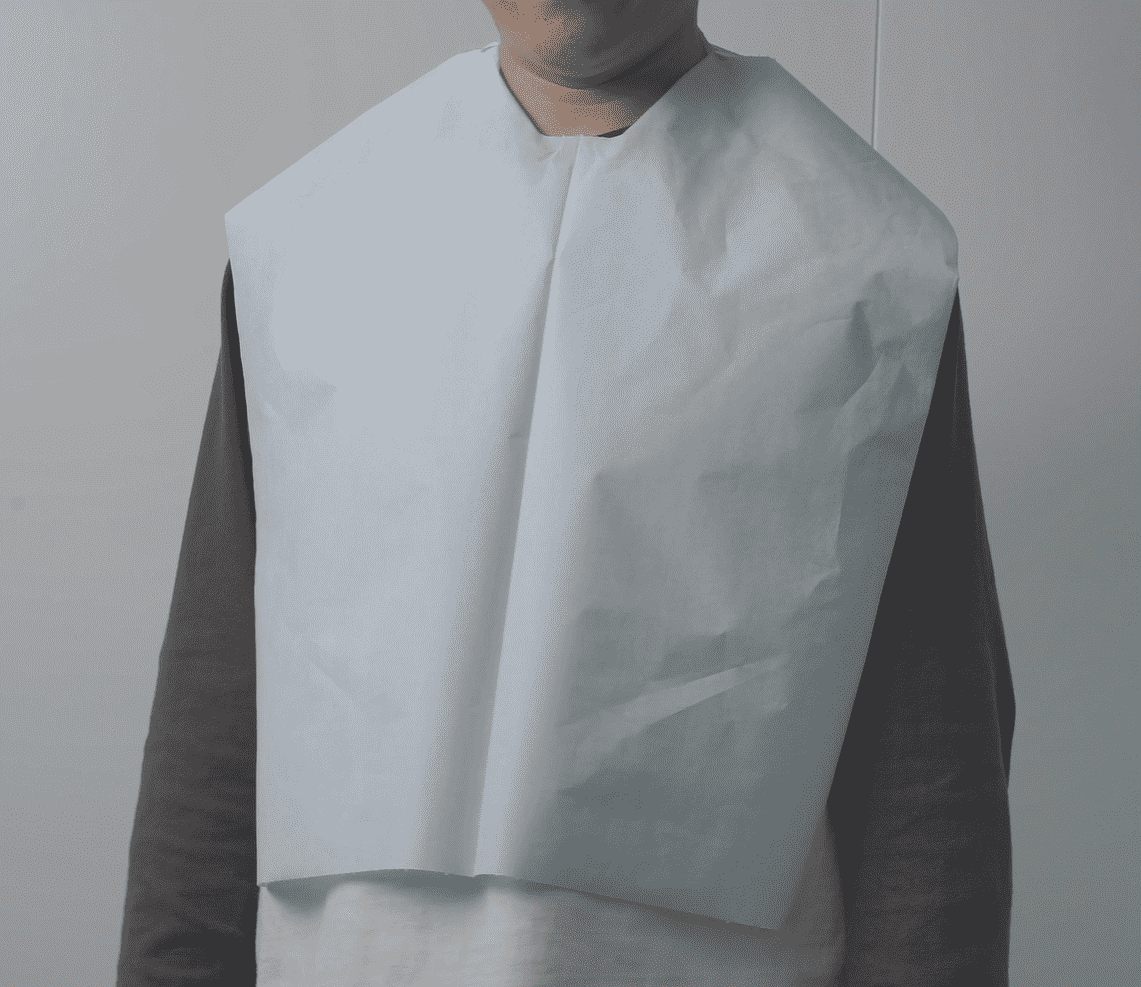 Einweg-Lätzchen für Erwachsene, wasserdichte Schürzen für Männer und Frauen